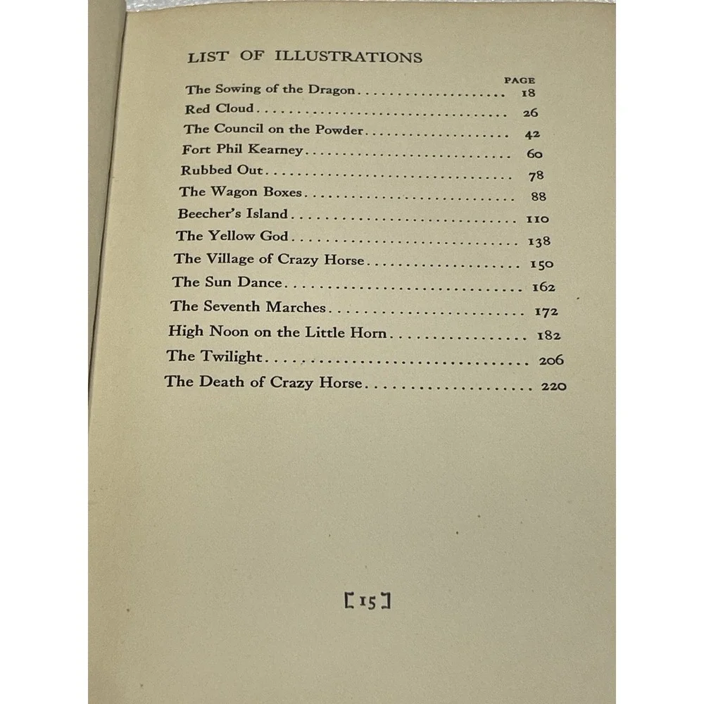 1926 The Song of the Indian Wars John Neihardt Allen True Illus Luther College